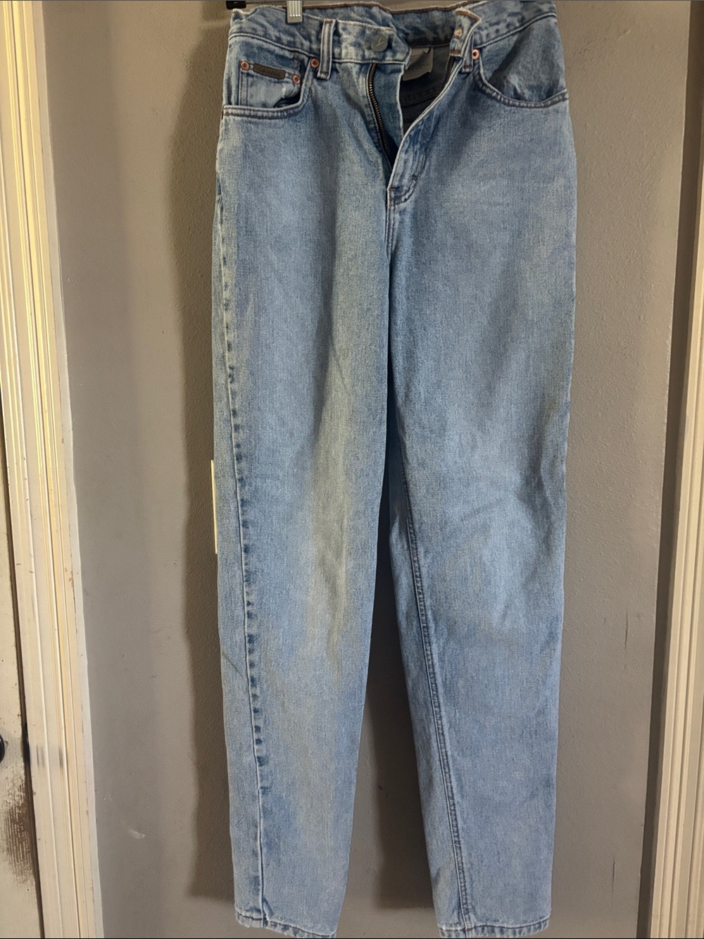 Vintage Calvin Klein High-Waist Light Wash Blue Jeans